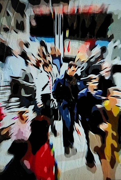 人群中的男子 作者 马韦特 