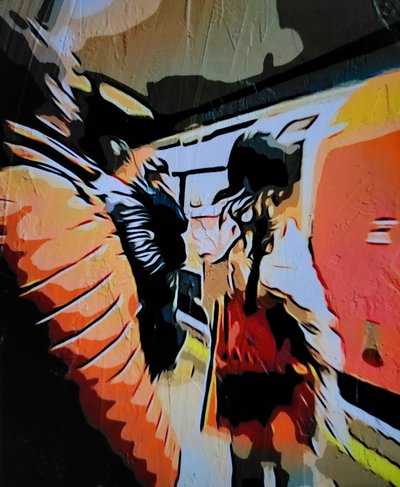 橙色地铁 作者 马韦特 