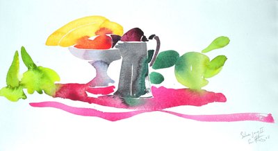 银壶 II 36x56 作者 西蒙·弗莱彻