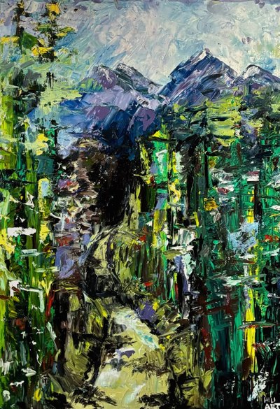 徒步阿尔卑斯山 作者 HILI ART 特蒂亚娜·布佐佐夫斯基