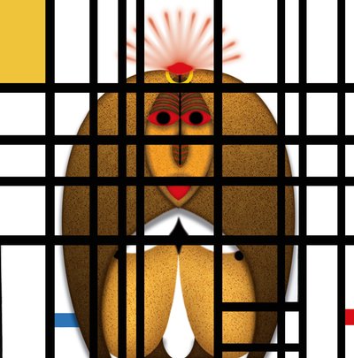 Lockdown (VIII) - (aus der Serie Animal Rationale) 作者 