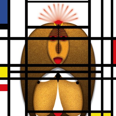 Lockdown (XVIII) - (aus der Serie Animal Rationale) 作者 