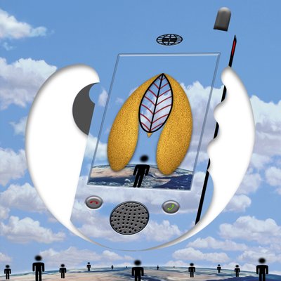 "...seit ein Gespräch wir sind..." (aus der Serie Skyphone) 作者 Alexander Eibach