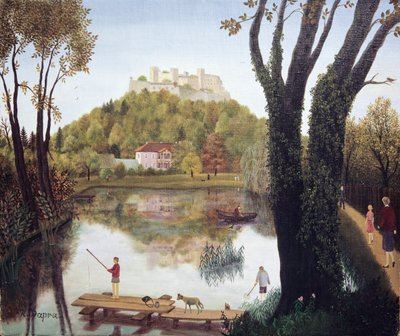 从利奥波德斯克龙看到的要塞 作者 