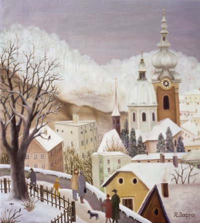 冬季的 Festungsgasse 作者 