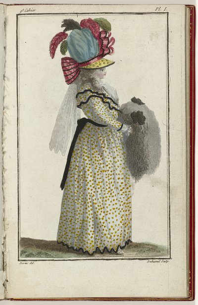 Cabinet des Modes 或 New Fashions，1786 年 3 月 15 日，图版。 我 作者 AB杜哈梅尔