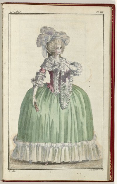 Cabinet des Modes or Les Modes Nouvelles》，1786 年 9 月 1 日，第 III 插图 作者 