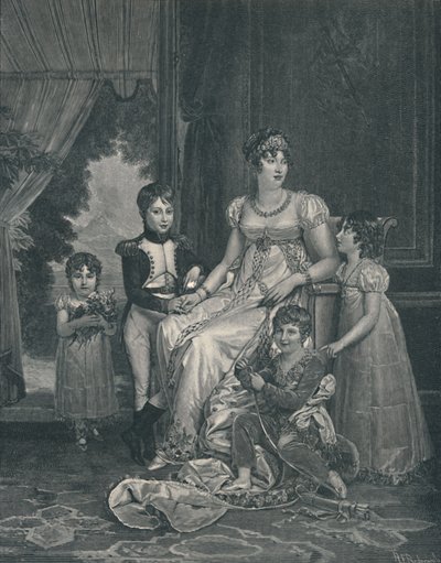 Marie-Annunciad-Caroline Bonaparte》，约1810年，1896年 作者 AE安德森