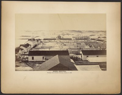 西克尔医院，费尔法克斯神学院方向，1864 年 1 月 5 日。 作者 罗杰（AJ Russell）