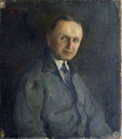 钢琴家康斯坦丁-伊古姆诺夫的肖像 1873-1948年，1930年 作者 AK 埃尔斯纳