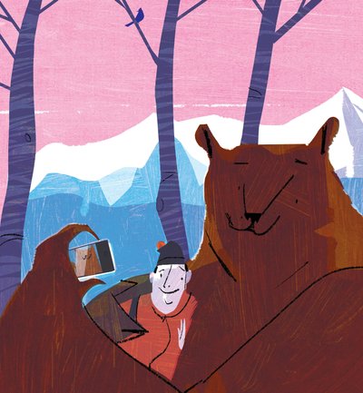 Bear Selfie, 2015 作者 答：理查德·艾伦