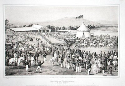 福斯坦-苏卢克将军（约1785-1867）作为海地皇帝的加冕仪式 作者 A.（之后）哈特曼