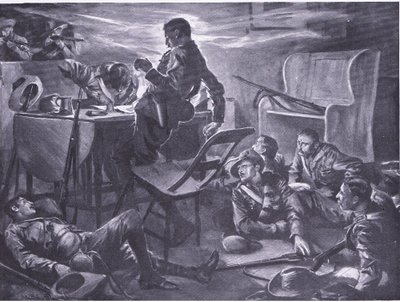 1902年在比勒陀利亚之后写的信件，在写信回家时，杀害两个人的康普顿马 作者 AC球