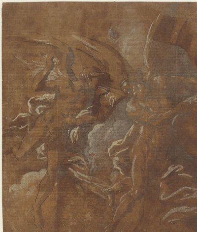 两个有翅膀的人 作者 A. Carracci（归因于）