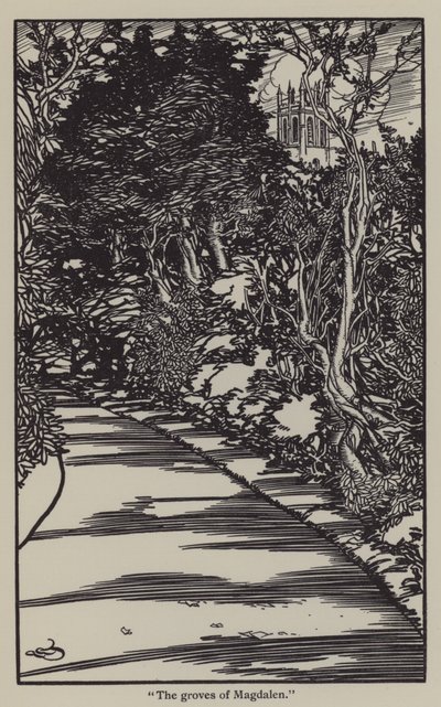 查尔斯·兰姆（Charles Lamb）的《埃利亚散文集》插图（石版画） 作者 加斯·琼斯（A. Garth Jones）