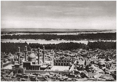 Kadhimiya，巴格达附近的圣城，来自一架飞机，伊拉克，1925年 作者 凯里姆