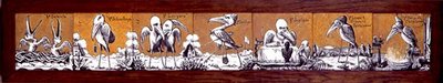 瓦片板，约1876年（混合媒体） 作者 马森