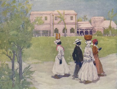 黑人去工作，巴巴多斯，1916年 作者 福雷斯特