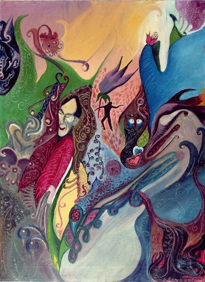 幻想（布面油画） 作者 桑德曼