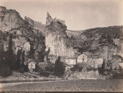 塔恩河卡斯特布克峡谷，1870年代。 作者 A. 特兰图尔
