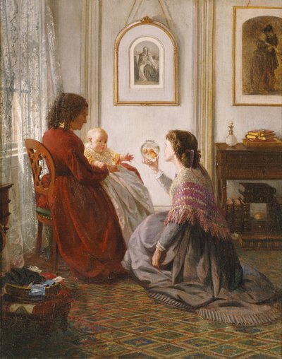 1865年，Shattuck家族，有祖母，母亲和婴儿 作者 Aaron Draper Shattuck