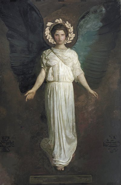 一个有翼的图，1904-11 作者 雅培汉德森塞耶