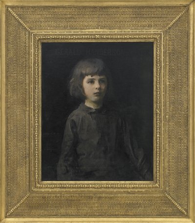 艺术家之子的肖像，1892年 作者 雅培汉德森塞耶