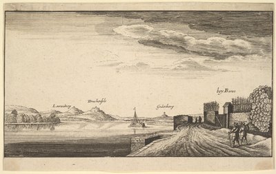 波恩附近的莱茵河，副本，1625-77。 作者 亚伯拉罕·奥布里