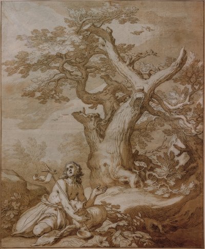 旷野中的施洗者约翰 作者 亚伯拉罕·布洛玛特（Abraham Bloemaert）