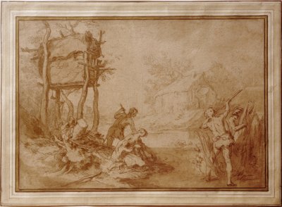 Latona und die lykischen Bauern 作者 亚伯拉罕·布洛玛特（Abraham Bloemaert）