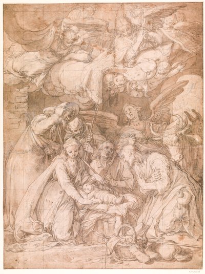 牧羊人的崇拜 作者 亚伯拉罕·布洛玛特（Abraham Bloemaert）
