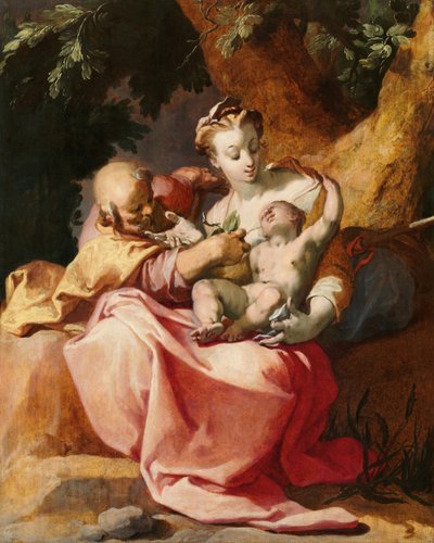 1592年，飞往埃及的其他航班。 作者 亚伯拉罕·布洛玛特（Abraham Bloemaert）