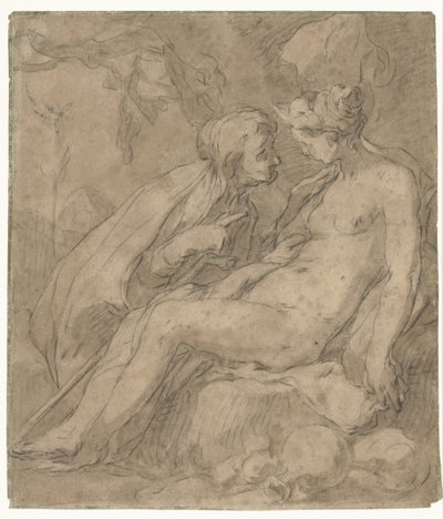 Vertumnus 和 Pomona（？） 作者 亚伯拉罕·布洛玛特（Abraham Bloemaert）