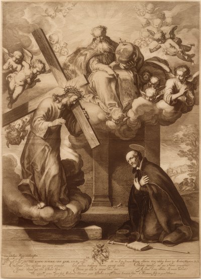 伊格内修斯-罗耀拉在La Storta的愿景 作者 Abraham Bloemaert