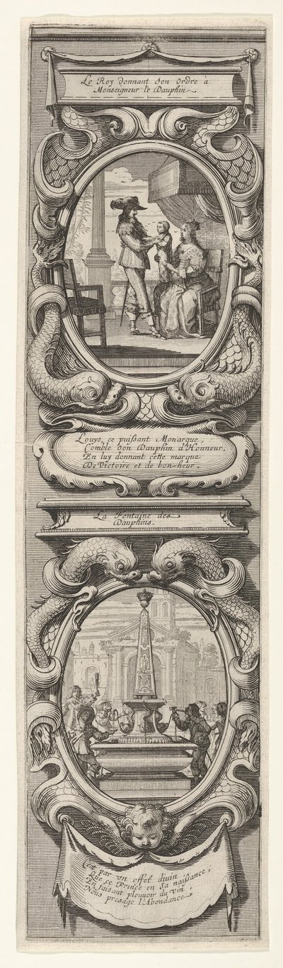 纪念王储诞生的寓言》，约1638年。 作者 亚伯拉罕·博斯（Abraham Bosse）