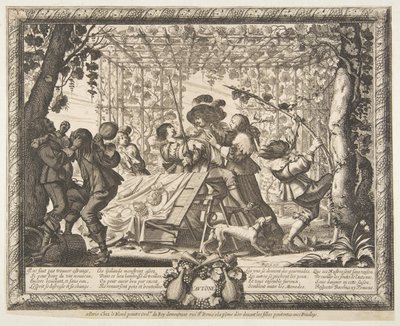 秋季LAutomne，ca。 1637。 作者 亚伯拉罕·博斯（Abraham Bosse）