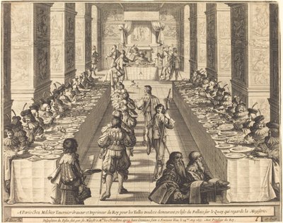 国王为新骑士举行的宴会 作者 亚伯拉罕·博斯（Abraham Bosse）
