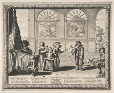 童年，1636年。 作者 亚伯拉罕·博斯（Abraham Bosse）