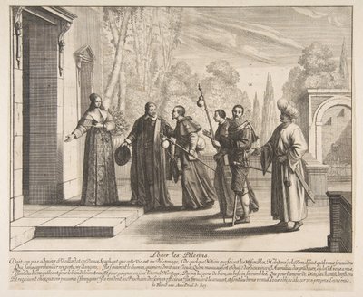 住宿朝圣者，可能是1635年。 作者 亚伯拉罕·博斯（Abraham Bosse）