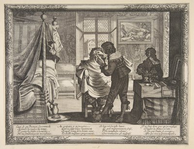 理发师理发师，约。 1632-33。 作者 亚伯拉罕·博斯（Abraham Bosse）