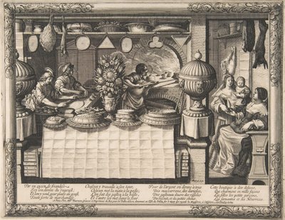 糖果店，1632-35。 作者 亚伯拉罕·博斯（Abraham Bosse）