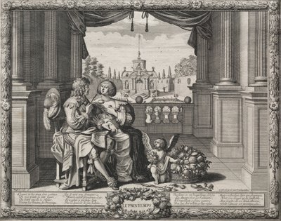 四个季节：春天，1635年。 作者 亚伯拉罕·博斯（Abraham Bosse）