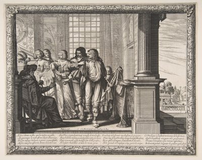 浪子换衣服，约。 1636。 作者 亚伯拉罕·博斯（Abraham Bosse）