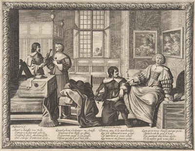 鞋匠，1632-33年。 作者 亚伯拉罕·博斯（Abraham Bosse）