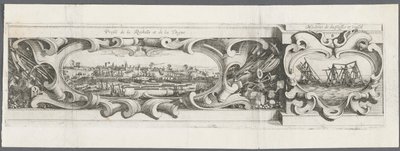 拉罗谢尔围困：第16板，1628-1630年。 作者 亚伯拉罕·博斯（Abraham Bosse）