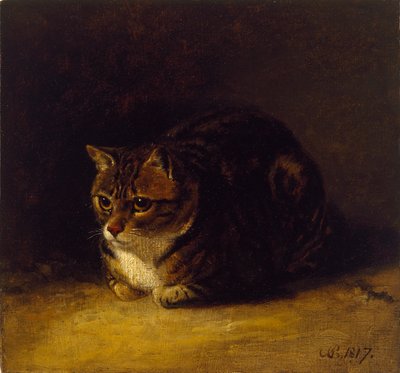一只猫的研究，1817年 作者 亚伯拉罕·库珀