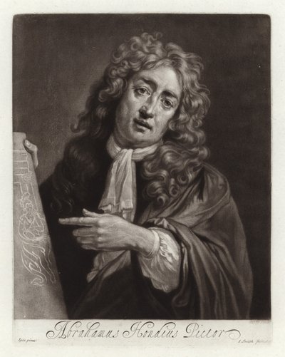 亚伯拉罕Hondius的肖像 作者 Abraham Danielsz. Hondius