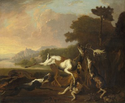 猎鹿 作者 亚伯拉罕·丹尼尔斯（Abraham Danielsz）。洪迪斯
