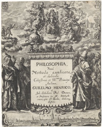 哲学寓言
扉页为Schuler, Johannes.哲学（......），1663 年 作者 阿德里安·弗拉克