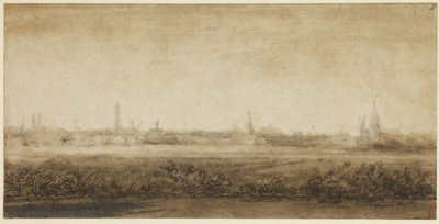 阿姆斯特丹的视图 作者 亚伯拉罕·弗纳里斯（Abraham Furnerius）